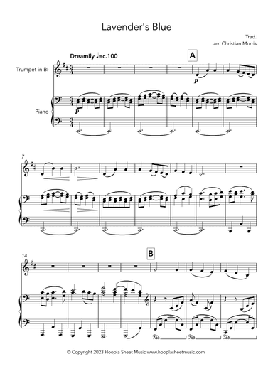 Lavender's Blue (Fantasy) (arr. Christian Morris)