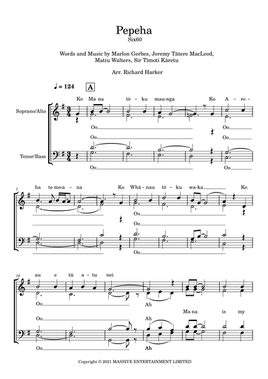 Pepeha (arr. Richard Harker)