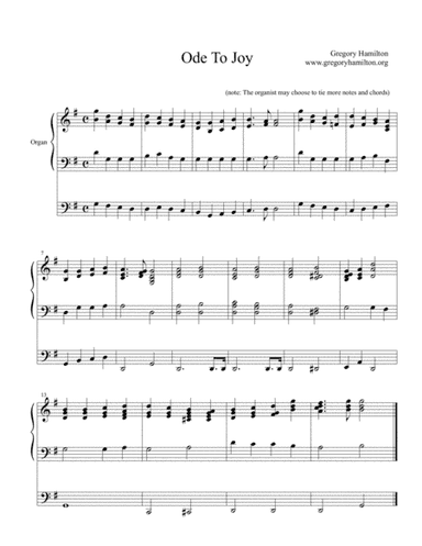 Ode to Joy - Hymn to Joy - Sing With all the Saints