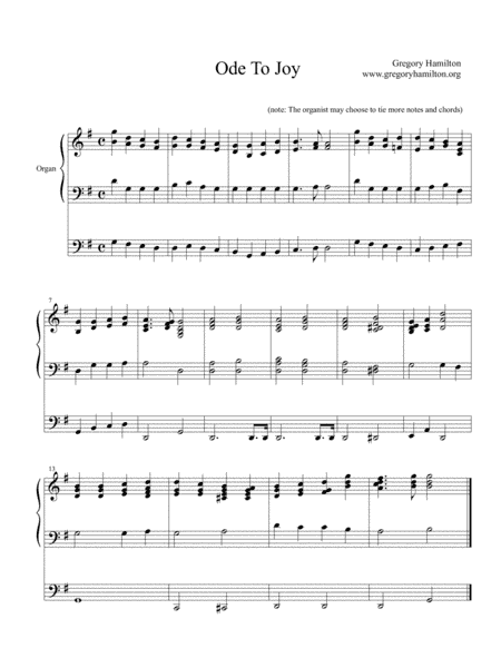 Ode to Joy - Hymn to Joy - Sing With all the Saints