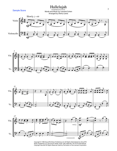 Hallelujah (arr. Sherry Lewis)