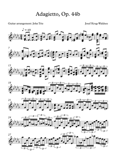 Adagietto, Op. 44b (arr. John Trie)