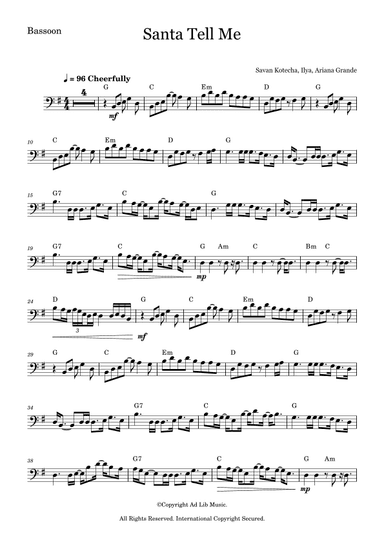 Santa Tell Me (arr. Music Ad Lib)