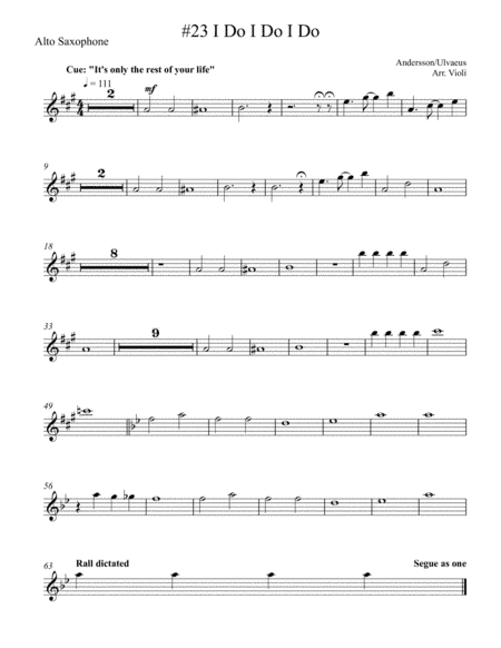 I Do I Do I Do I Do (arr. Violi)