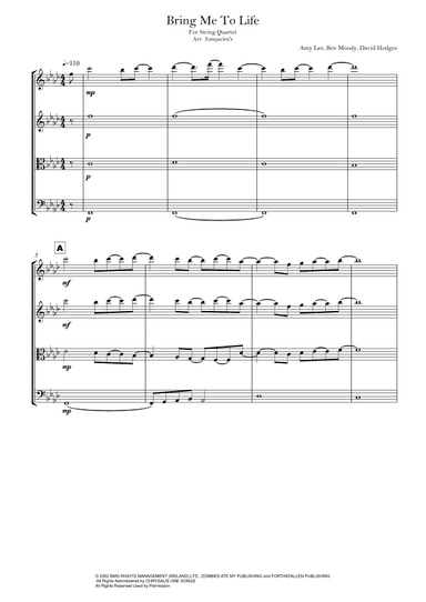 Bring Me To Life (arr. Junqueira's)