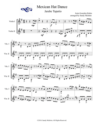 Mexican Hat Dance (Jarabe Tapotio) (arr. Sandy McIntire)