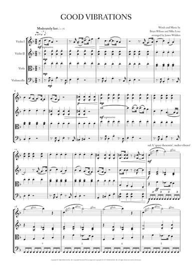 Good Vibrations (arr. James Widden)