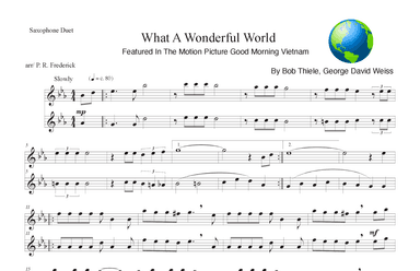 What A Wonderful World (arr. P. R. Frederick)