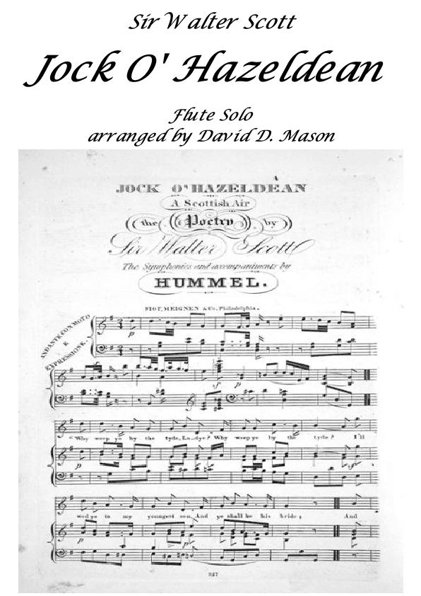 Jock O' Hazeldean (arr. David D. Mason)
