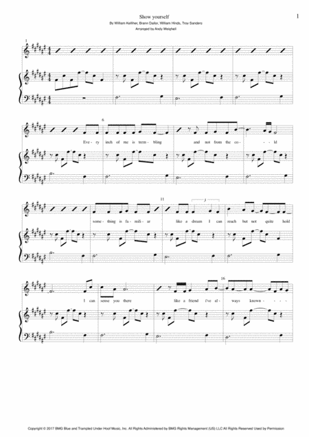 Show Yourself (arr. Andy Weighell)