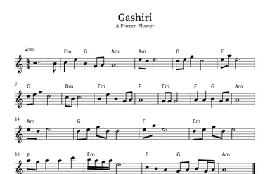 Gashiri from A Frozen Flower OST (arr. Ash)