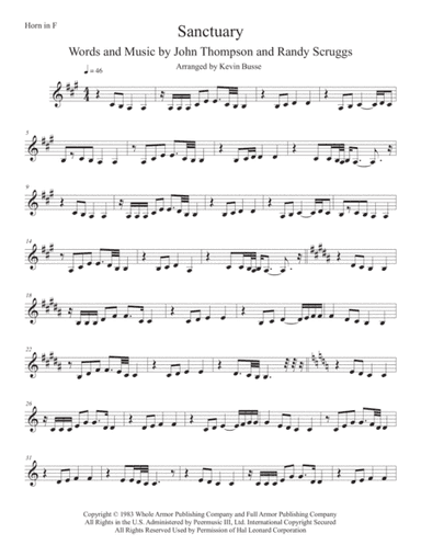 Sanctuary (arr. Kevin Busse)