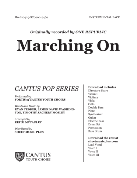 Marching On (arr. Keith McCauley)