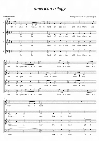 An American Trilogy (arr. Colin Douglas)