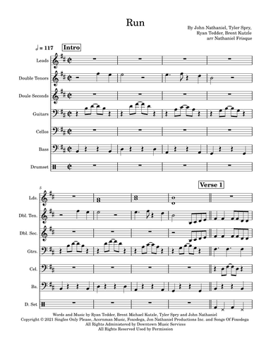 Run (arr. Nathaniel Frisque)