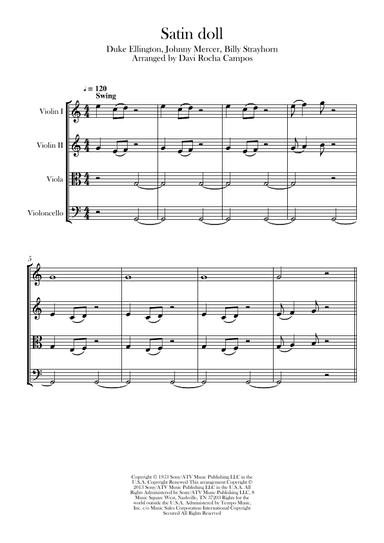 Satin Doll (arr. Davi Rocha Campos)