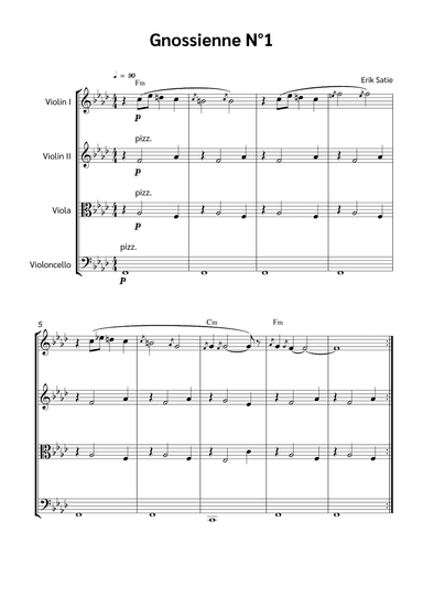 Gnossienne N°1 (arr. Jackson Spindler)