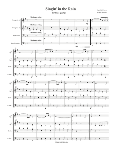 Singin' In The Rain (arr. Bill Malcolm)