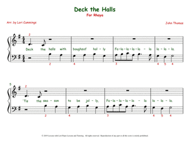 Deck the Halls (arr. Lori Cummings)