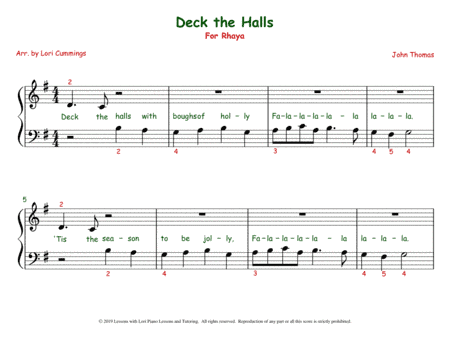 Deck the Halls (arr. Lori Cummings)