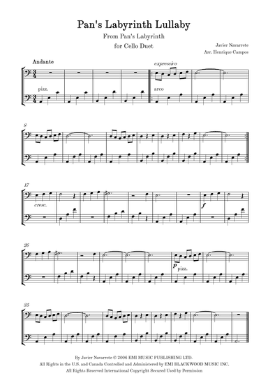 Pan's Labyrinth Lullaby (arr. Henrique Campos)