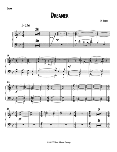 Dreamer (Electric Organ / B3)