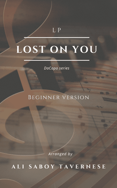 Lost On You (arr. Alí Saboy Tavernese)