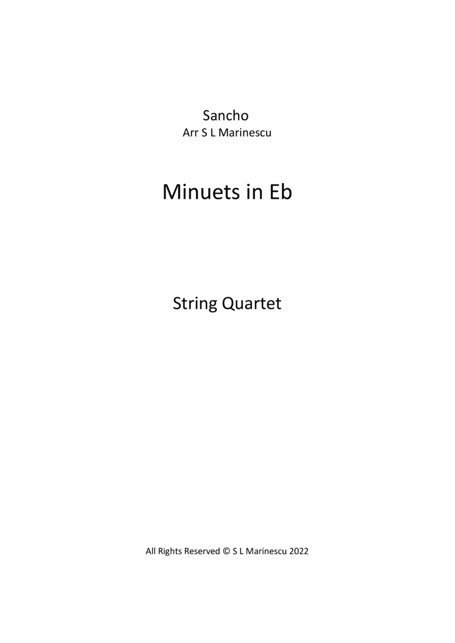 Minuets in Eb (arr. S L Marinescu)