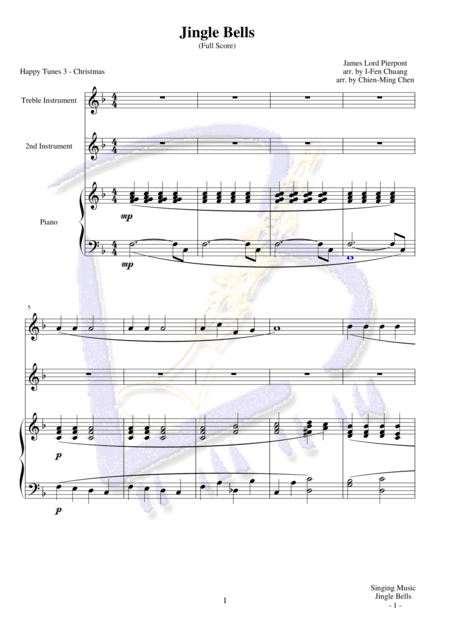 Jingle Bells (arr. Ifen Chuang, Chien-Ming Chen)