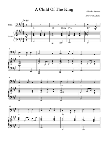 A Child Of The King (arr. Tyler Adams)