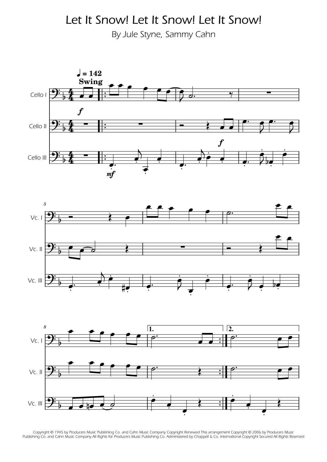 Let It Snow! Let It Snow! Let It Snow! (arr. Ygor Nunes)