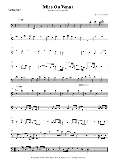 Mice On Venus (arr. Wesley S. SIlva)