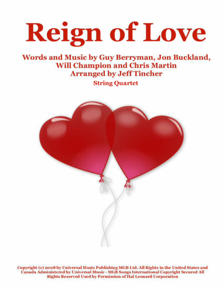 Reign Of Love (arr. Jeff Tincher)