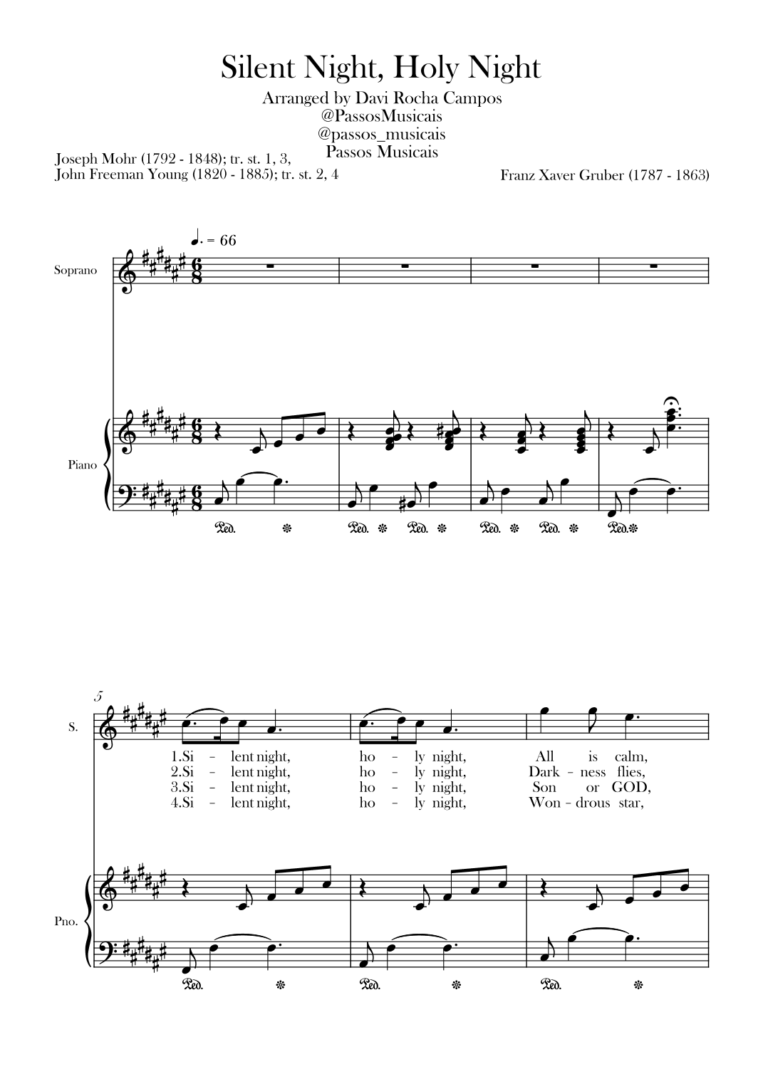 Silent Night, Holy Night (arr. Davi Rocha Campos)