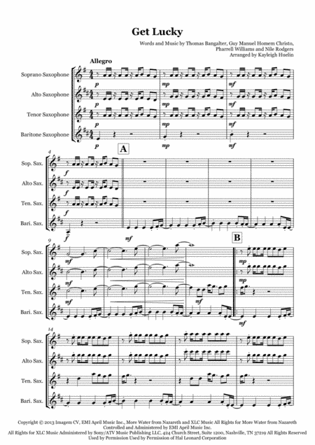 Get Lucky (arr. Kayleigh Huelin)