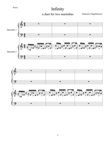 Infinity: for Two Marimbas