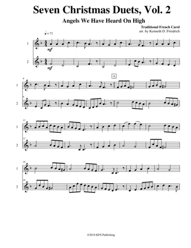 Seven Christmas Duets, Vol. 2 (arr. Kenneth D. Friedrich)
