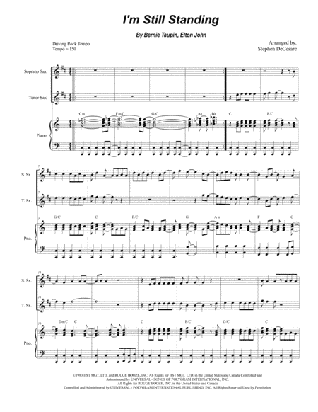 I'm Still Standing (arr. Stephen DeCesare)
