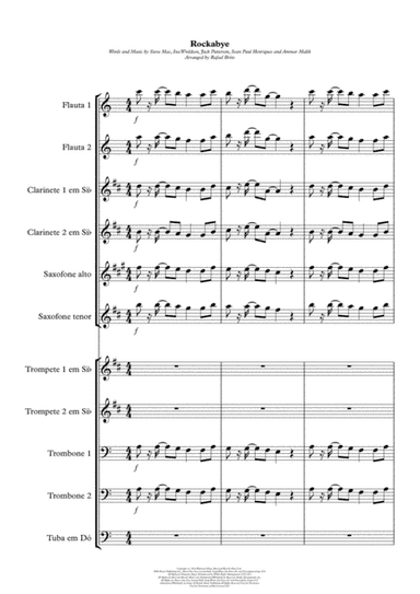 Rockabye (arr. Rafael Brito)