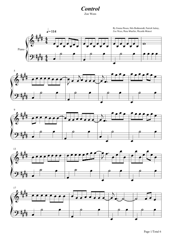 Control (arr. poon)