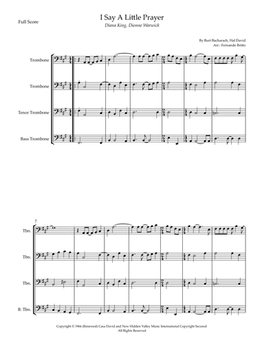 I Say A Little Prayer (arr. Fernando Britto)