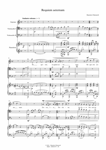 Requiem aeternam (Trio version)