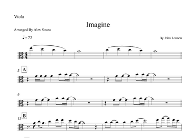 Imagine (arr. Alex Souza)
