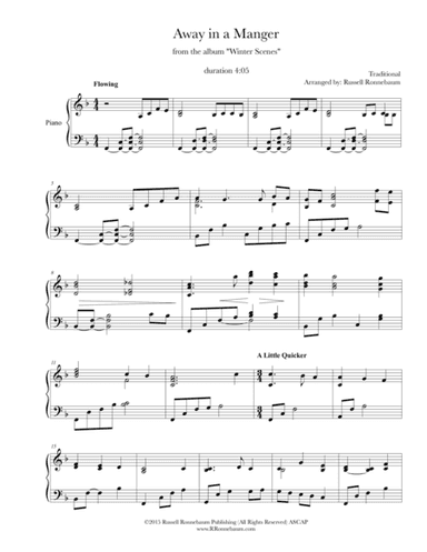 Away in a Manger (A Concert Piece) (arr. Russell Ronnebaum)