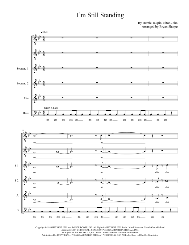 I'm Still Standing (arr. Bryan Sharpe)