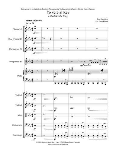 I Shall See the King (Yo veré al Rey) (arr. Esaú Flores Carreño)