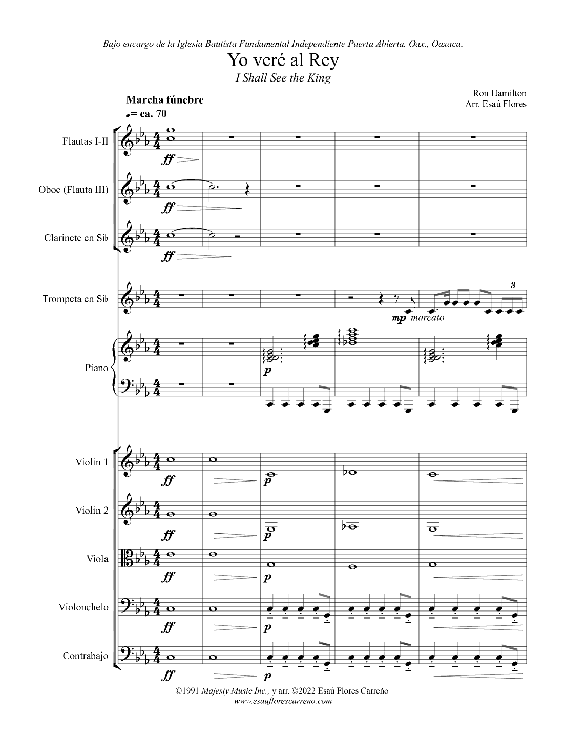 I Shall See the King (Yo veré al Rey) (arr. Esaú Flores Carreño)