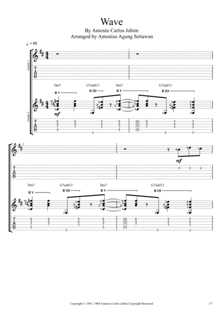 Wave (arr. Antonius Agung Setiawan)