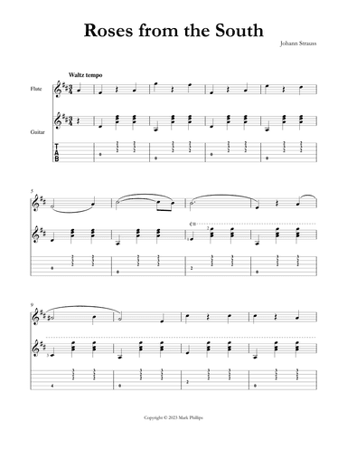 Roses from the South (arr. Mark Phillips)