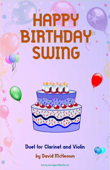 Happy Birthday Swing, for Clarinet and Violin Duet (arr. David McKeown)